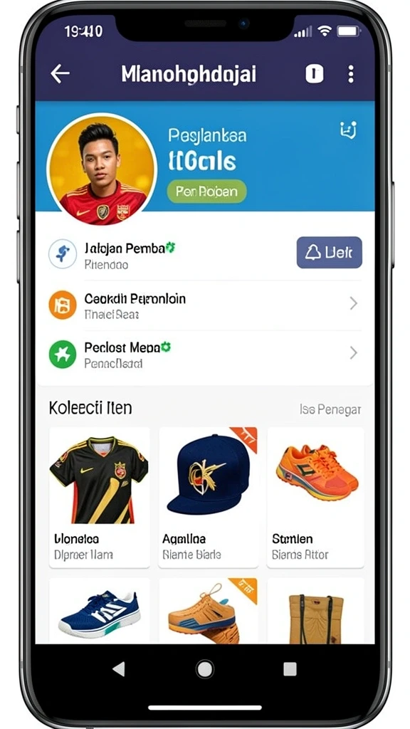 ngaso77 - Tampilan antarmuka yang user-friendly.